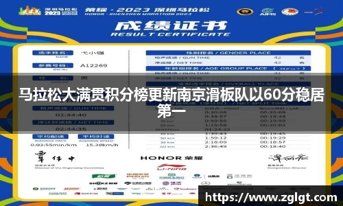马拉松大满贯积分榜更新南京滑板队以60分稳居第一